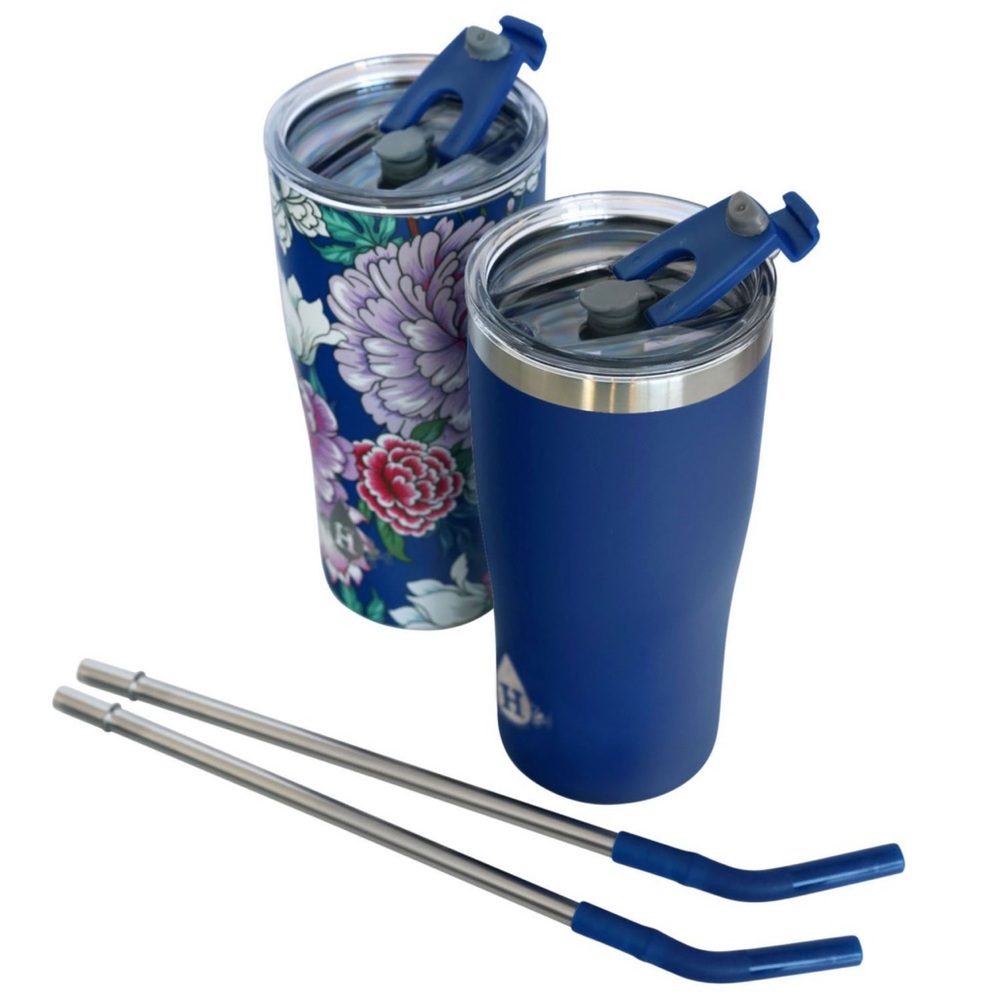 Heritage Stainless Steel Tumblers Set of 2-Pack - Picture 3 of 4